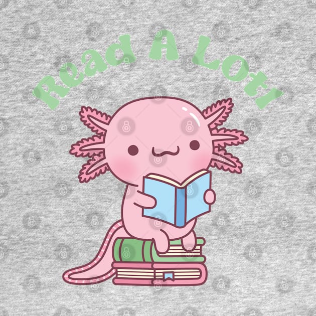 Cute Read A Lotl Like An Axolotl Book Lover Funny by rustydoodle